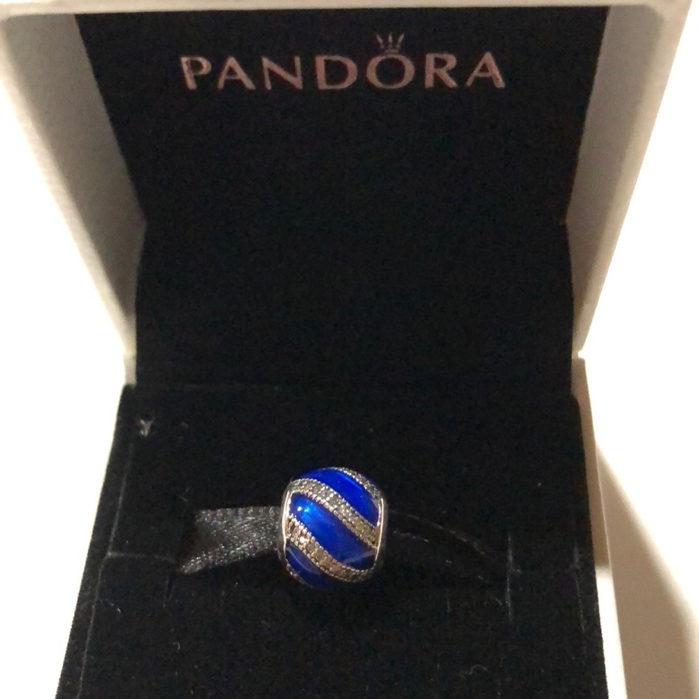 Authentic Pandora Transparent Blue Royal
